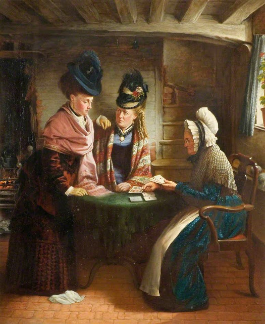 John Lane Lomas (British artist, c.1816–1894) The Fortune Teller