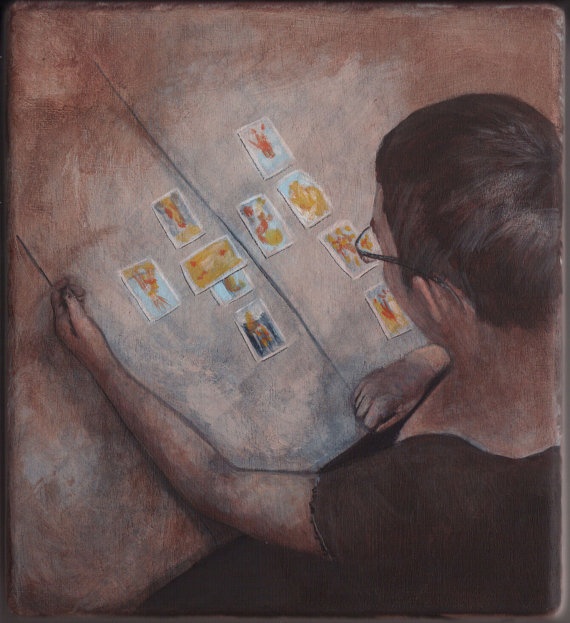 The Young Fortune Teller Original Painting by Rachael McHan, 2011